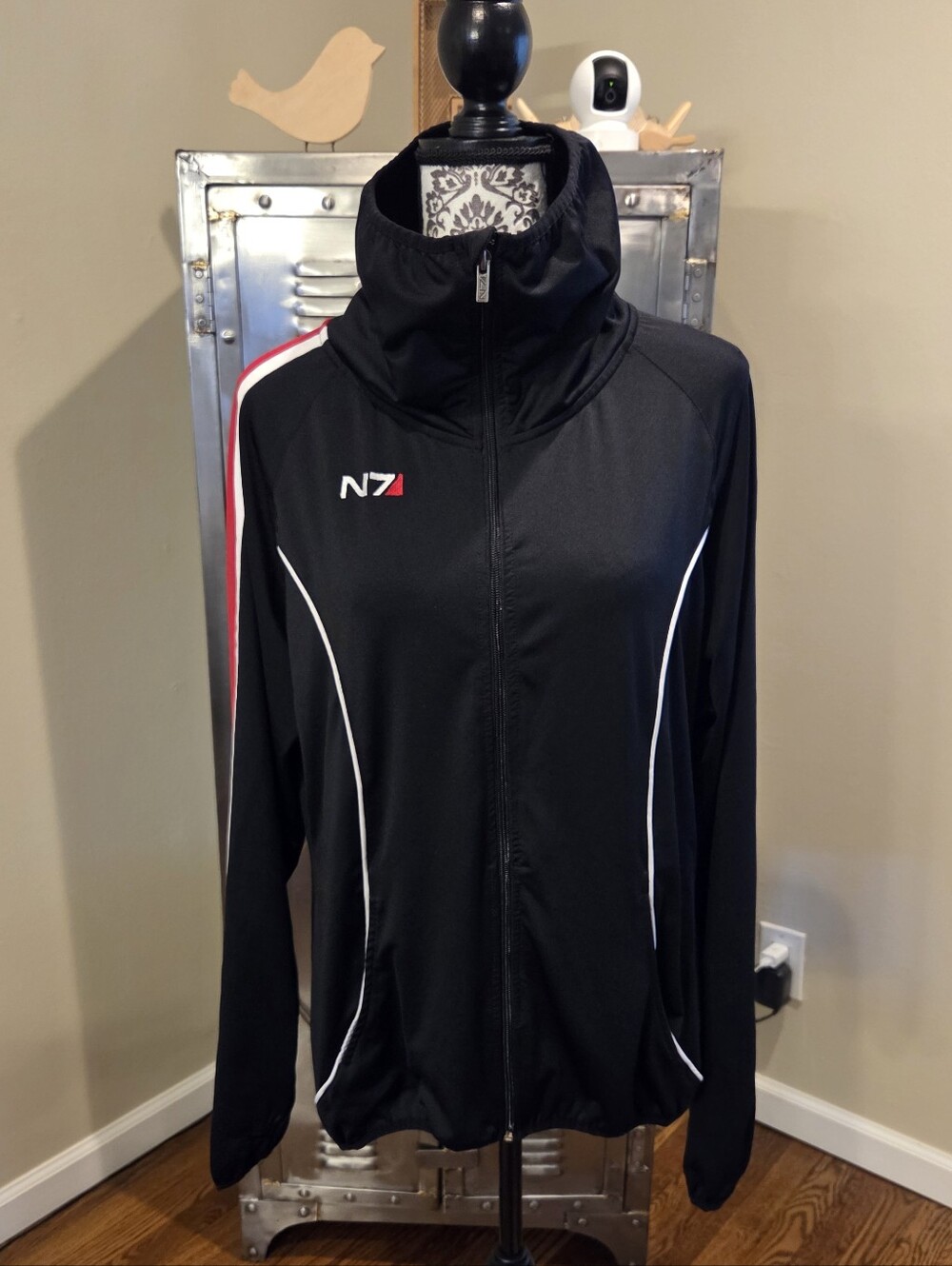 Bioware Mass Effect Womens N7 Track Jacket w/Thumbholes sz 2XL